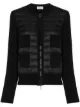 Image 1 of Moncler padded-panel knitted cardigan
