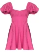 Image 1 of De La Vali Dolores puff-sleeve mini dress