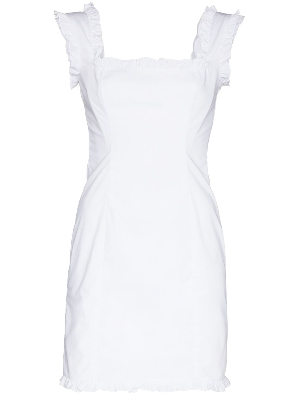 фото De la vali платье мини bandana с квадратным вырезом