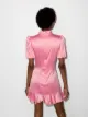 De La Vali Bluebell short-sleeve mini dress