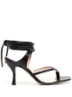 Image 1 of Gia Couture tie-fastening ankle strap sandals