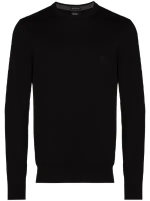 mens black jumper designer