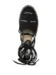 Off-White حذاء قماش مسطح برباط