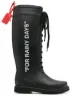 Image 1 of Off-White Zip Tie tag rain boots