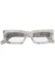 Image 1 of Off-White Arthur marble-effect rectagular sunglasses