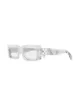 Image 2 of Off-White Arthur marble-effect rectagular sunglasses