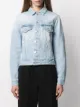 Off-White floral arrow print denim jacket