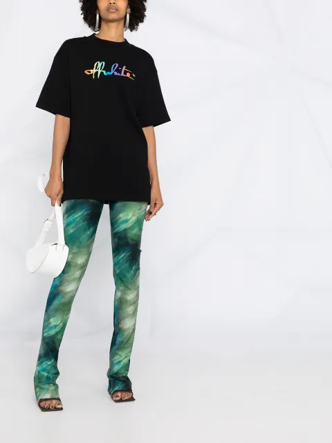 off white rainbow shirt