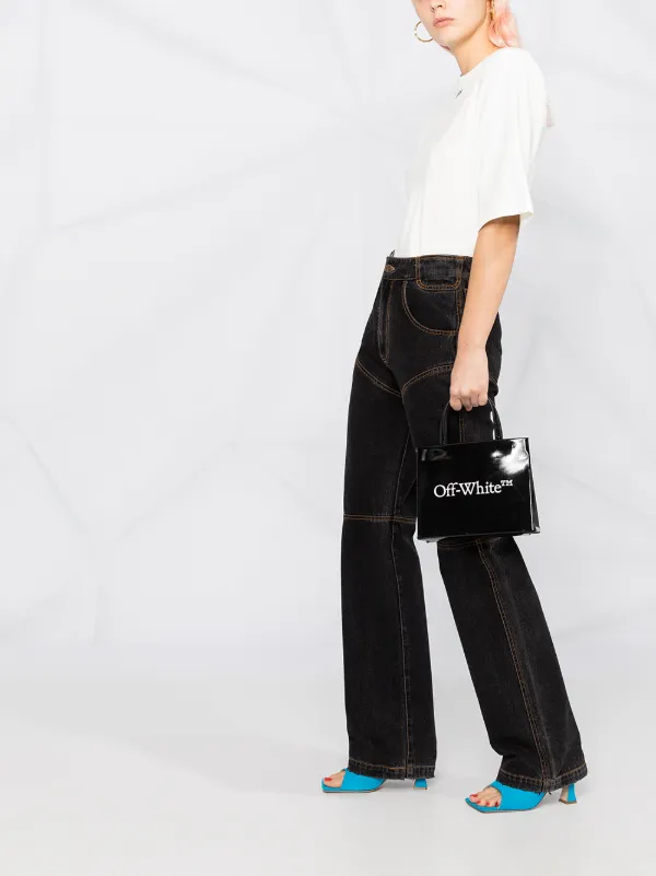 logo-print Shoulder Pad T-shirt - Farfetch