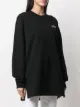 Off-White embroidered floral Arrow sweatshirt dress