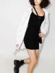 Image 2 of Off-White logo-print ribbed dress
