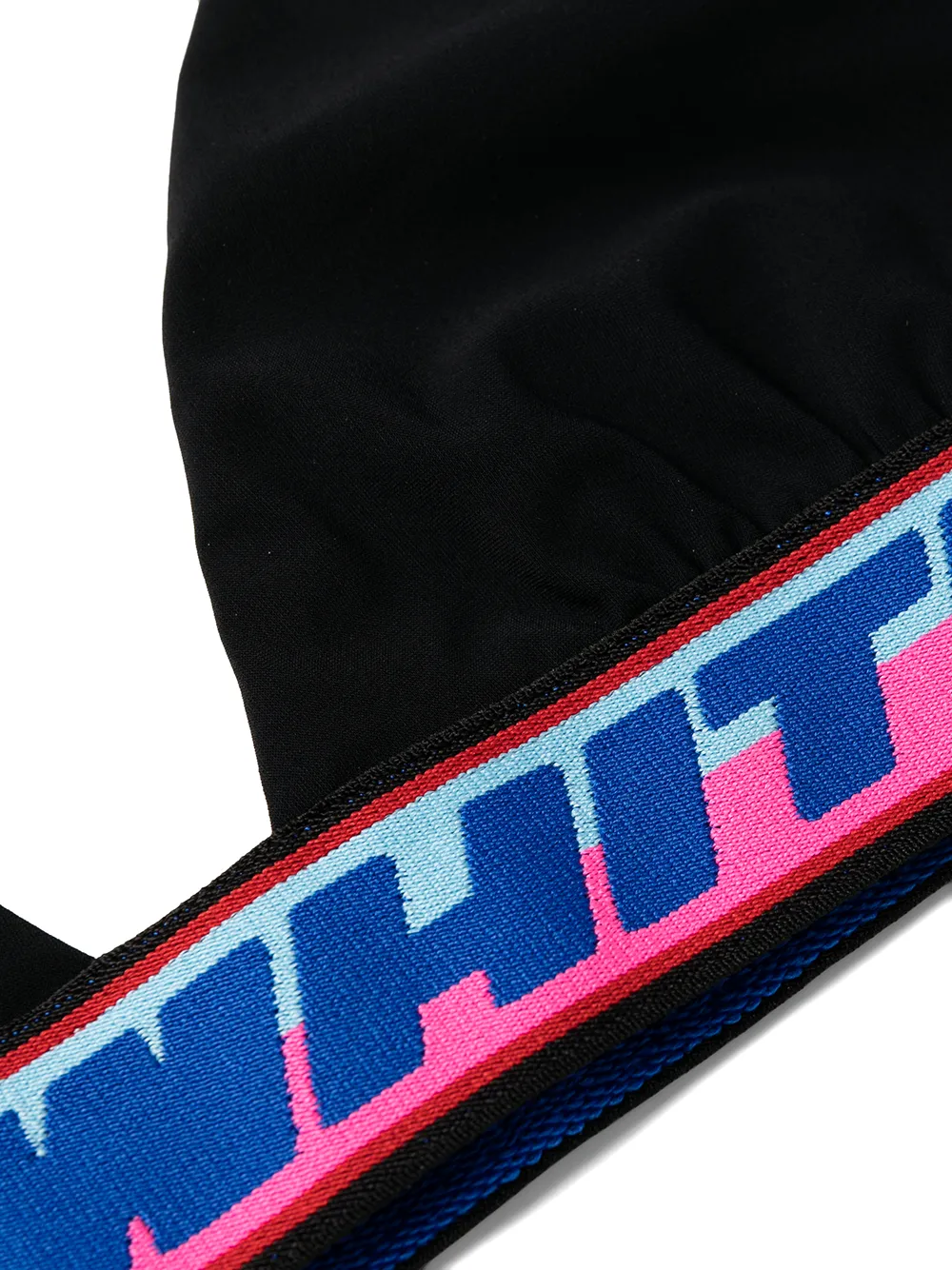  Off-white Logo-tape Bikini - Black 