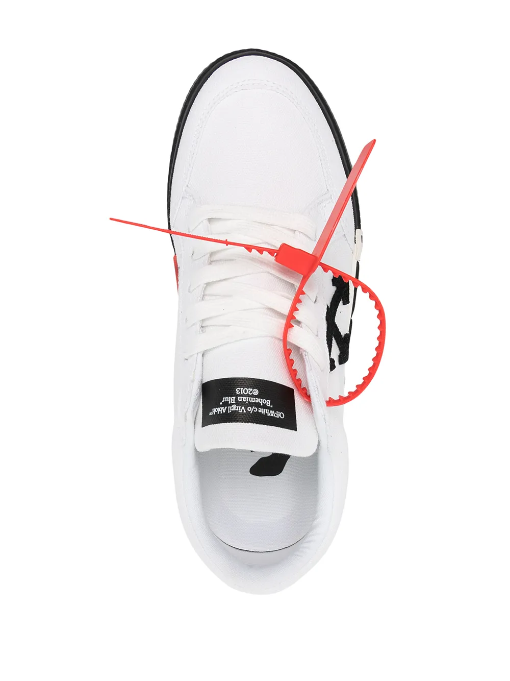 фото Off-white кеды на вулканизированной подошве