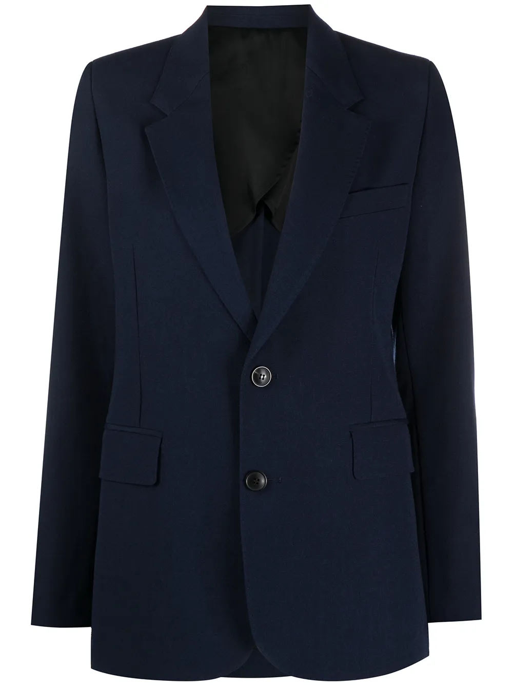 

AMI Paris notched-lapel single-breasted blazer - Blue