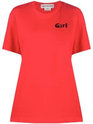 comme des garons t shirt femme marron