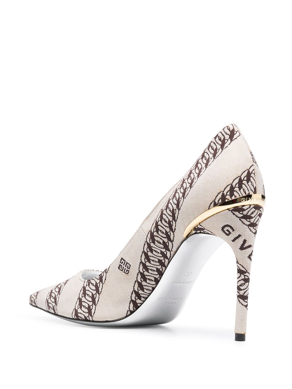 фото Givenchy туфли с заостренным носком и принтом