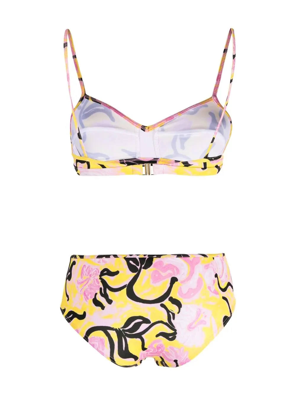 Image 2 of Marni floral-print high-waisted bikini