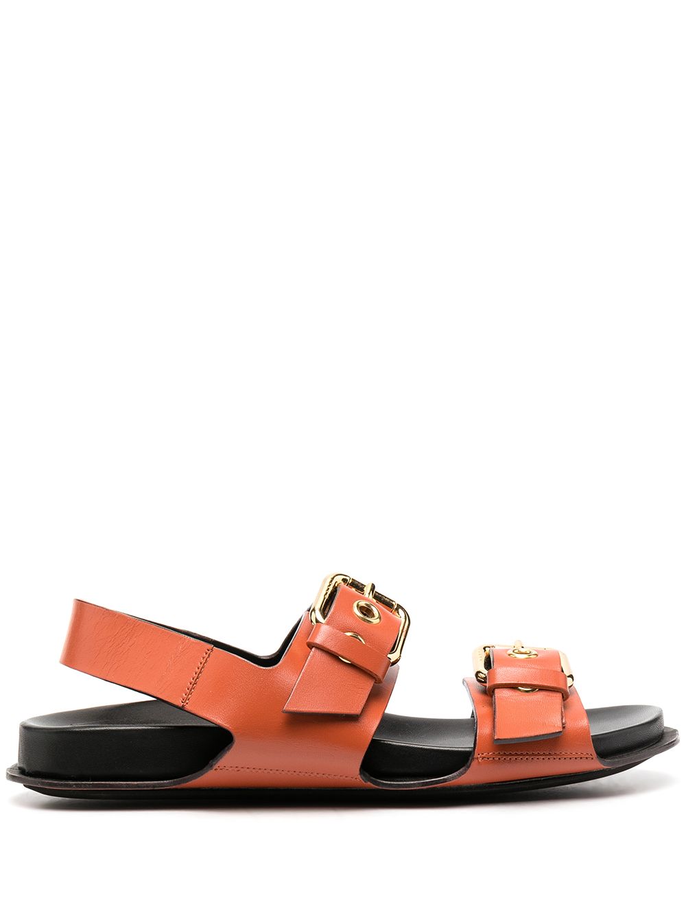 Marni double-strap Flat Sandals - Farfetch