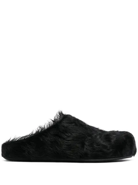 Marni mules i kalvehår