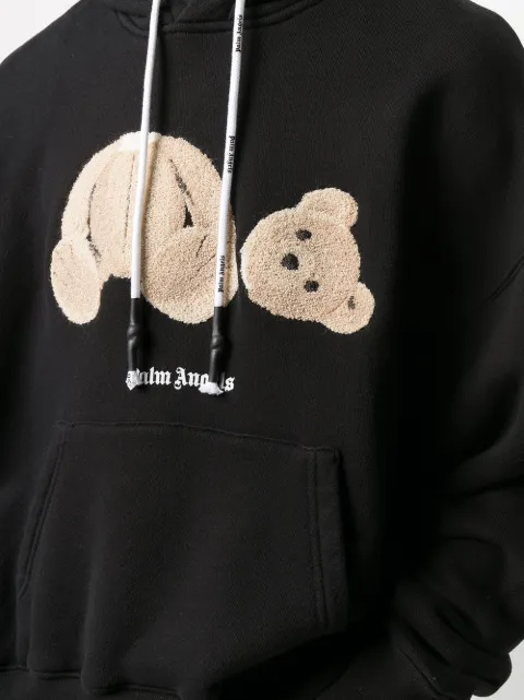 Teddy bear head ripped off hoodie Clearance