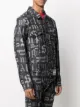 Palm Angels Monogram button-up denim jacket
