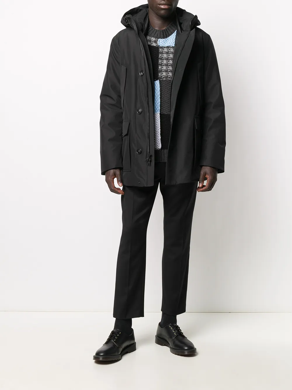 Woolrich Gelaagde jas - Zwart