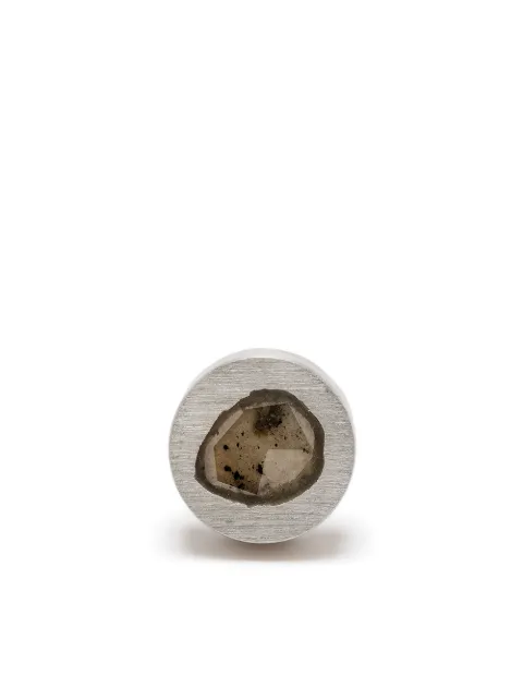Parts of Four diamond-encrusted single earring