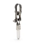 Parts of Four quartz-drop single earring - Silver