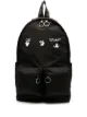 Image 1 of Off-White logo-print two-tone backpack
