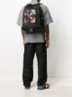 Image 2 of Off-White Caravaggio-print logo backpack
