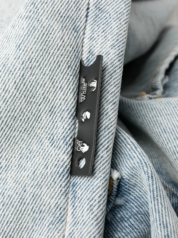 Off-White bleach-wash Denim Jeans 