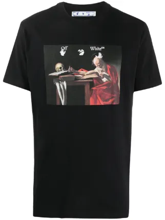 Off white on sale t shirt painting