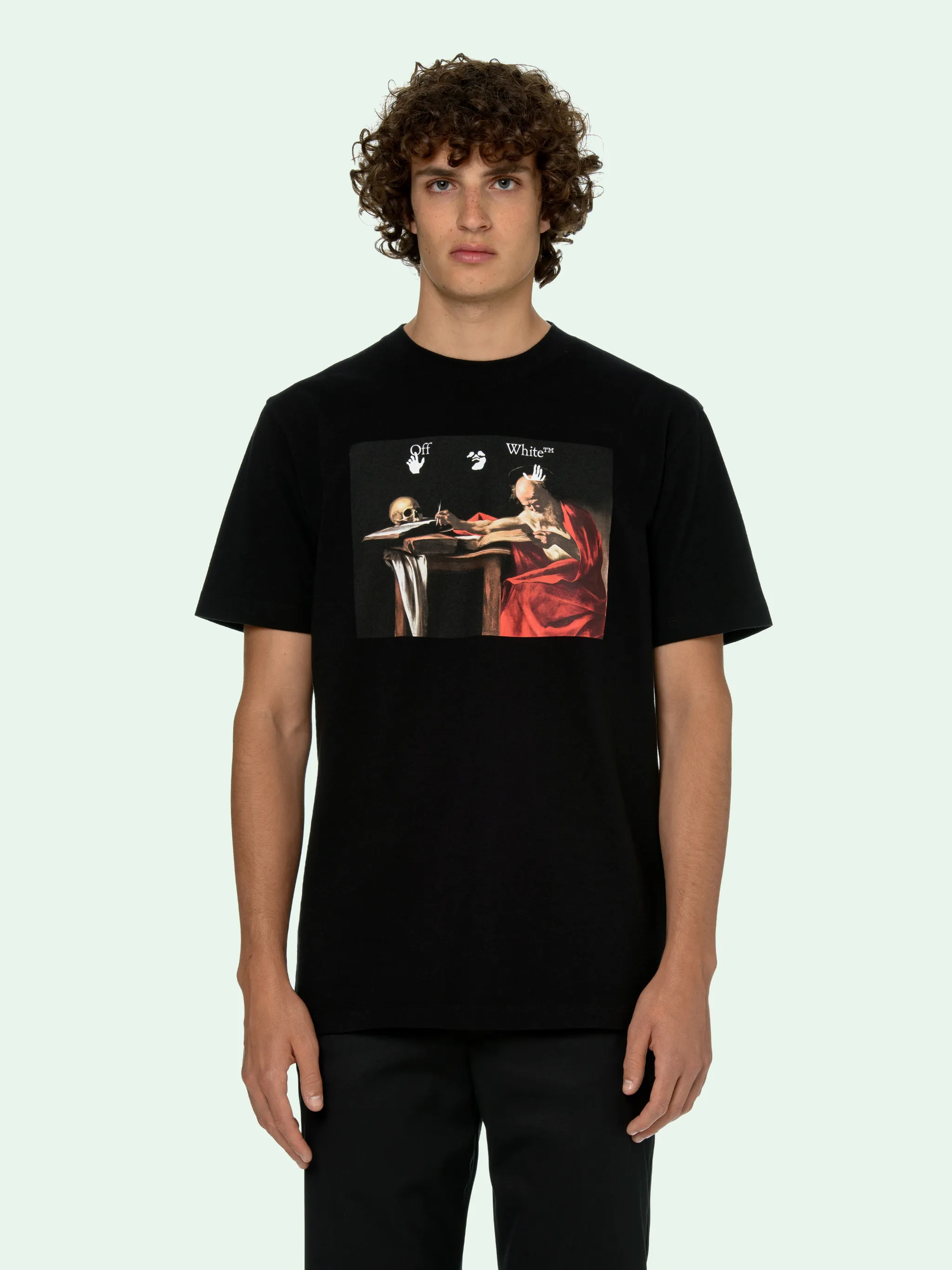 off white painting tee