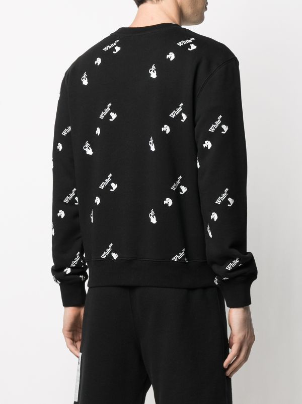 all over logo sweater