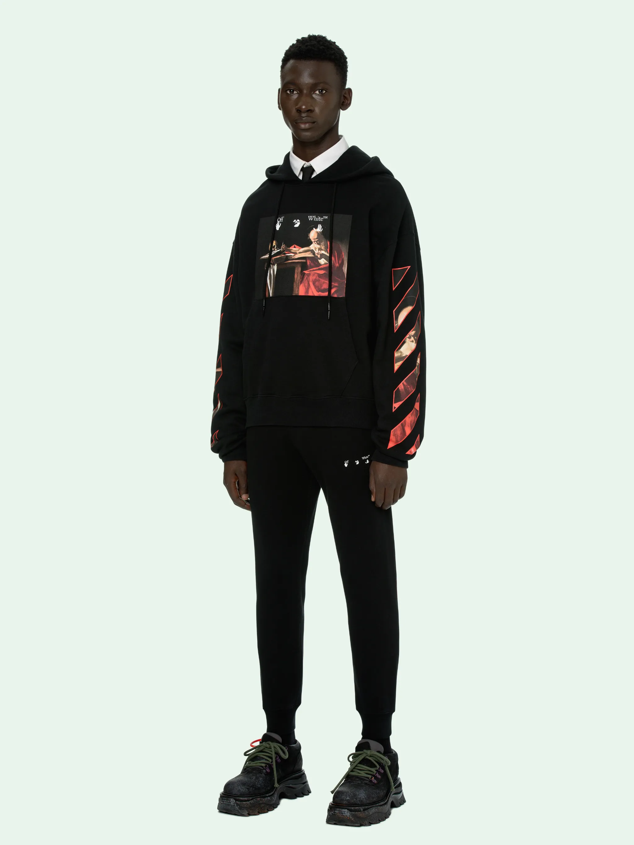 off white training camp hoodie