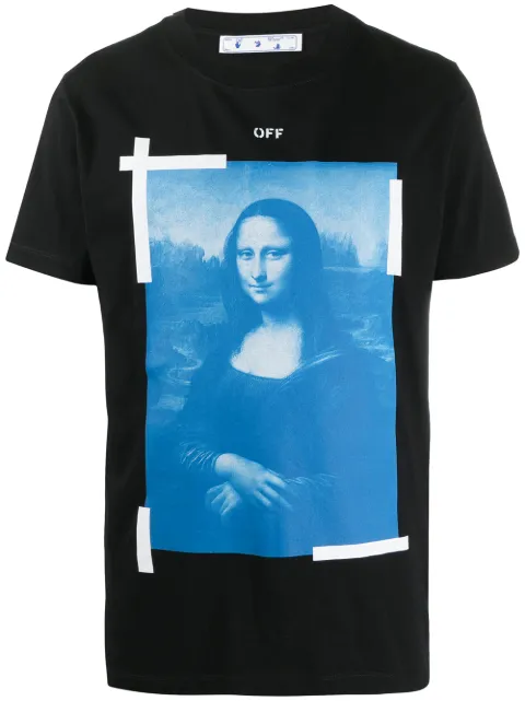 off white blue mona lisa