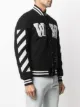 Off-White monogram-print bomber jacket