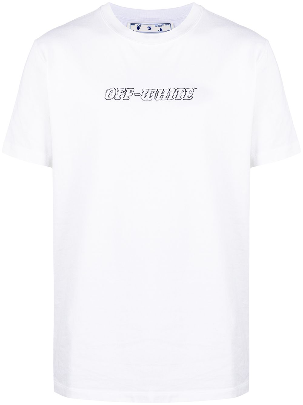 OFF-WHITE LOGO-PRINT COTTON T-SHIRT