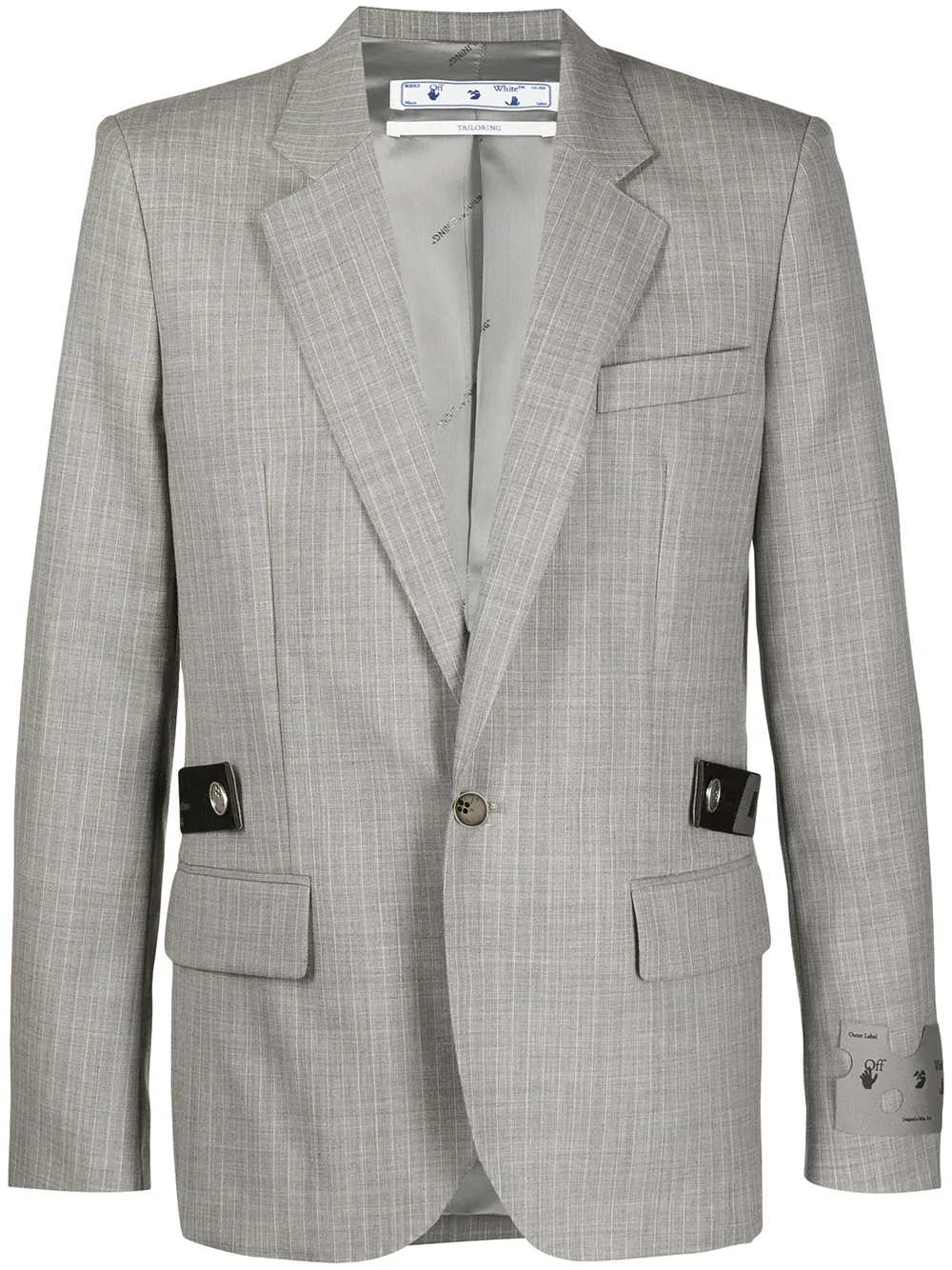 single-breasted tailored blazer