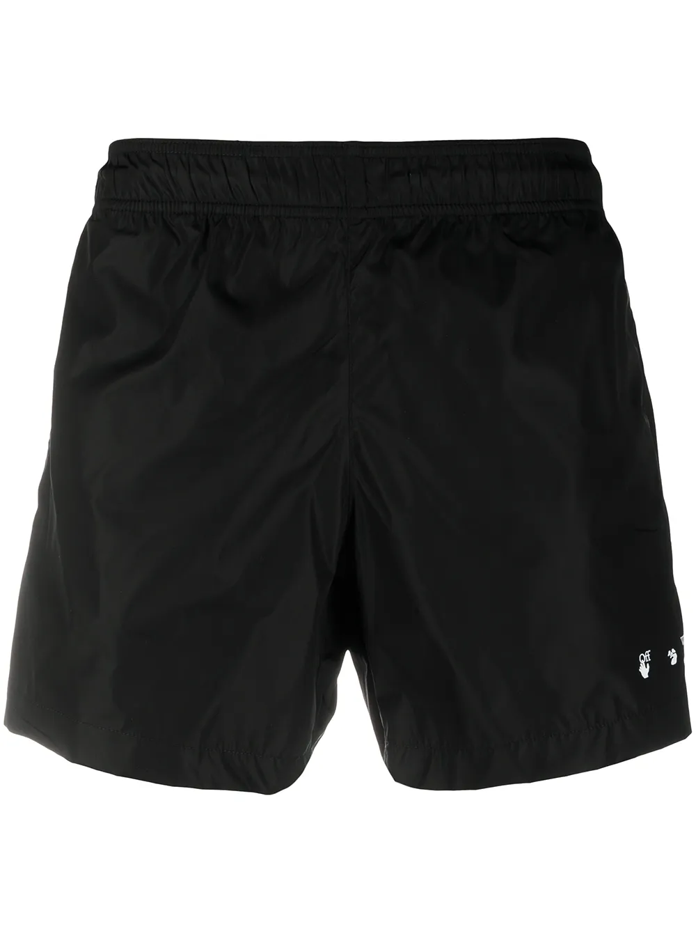 

Off-White shorts de playa con logo estampado - Negro