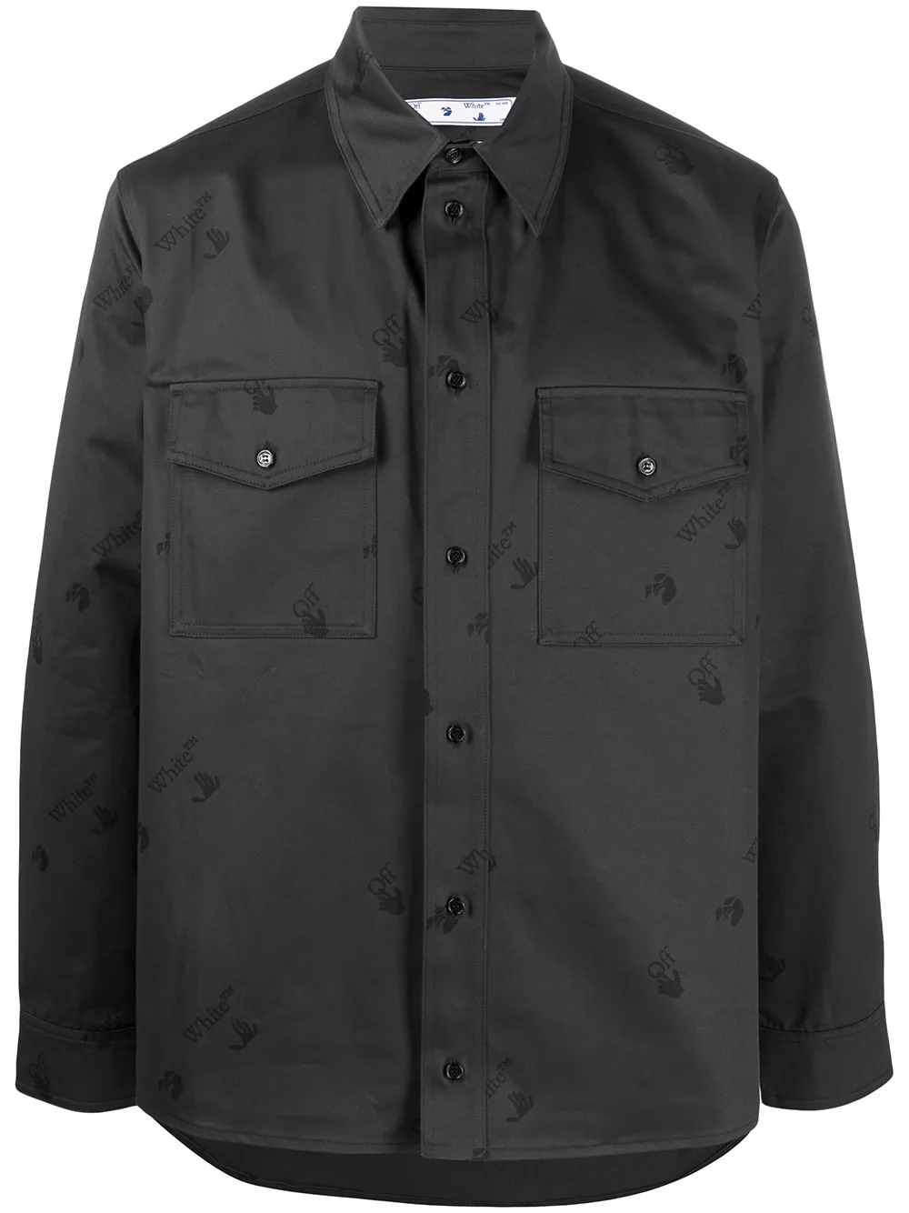 Off-White camisa con logo estampado | negro | Image 1