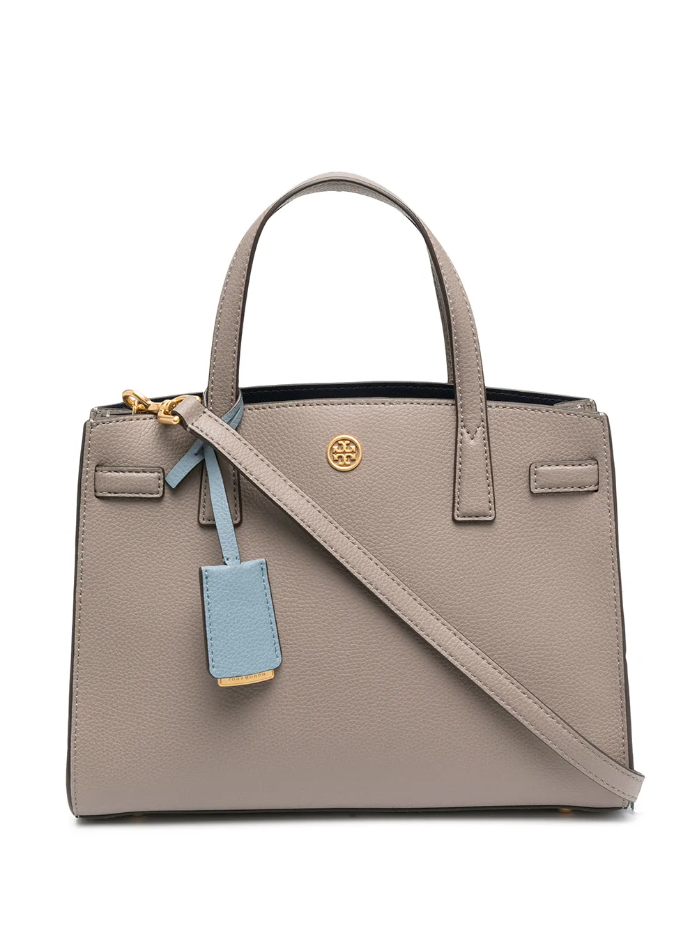 Click to view more detailed imagery on our partner's website Tory Burch Walker Small Satchel In Neutrals