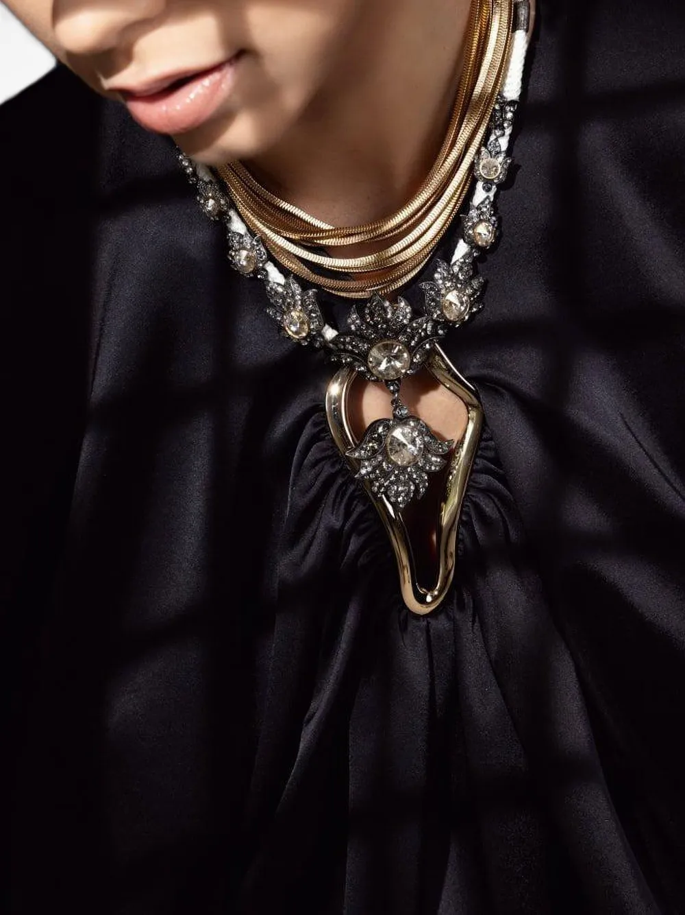 Lanvin yellow gold Art Deco necklace | Image 2