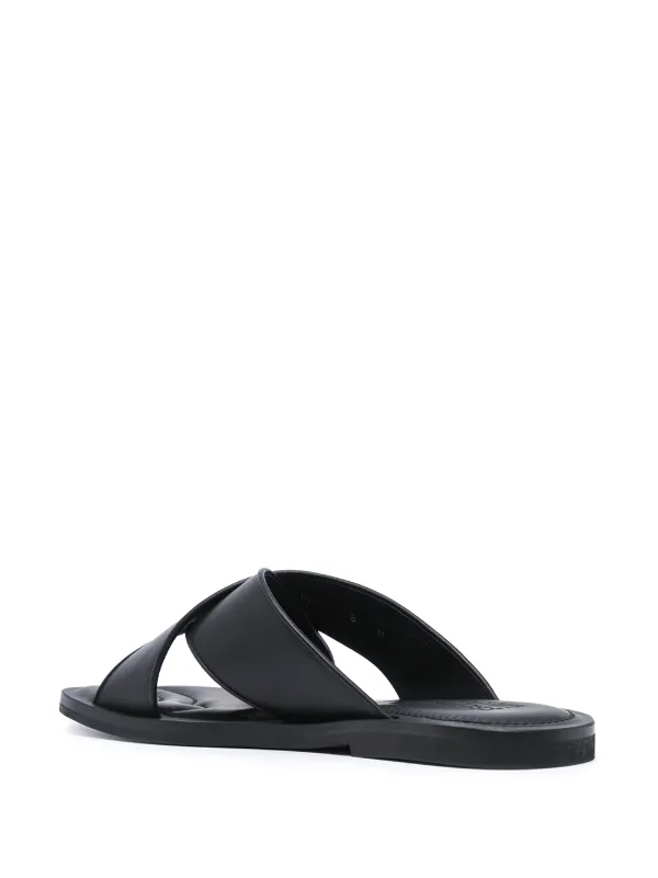 Ferragamo クロスストラップサンダル Ferragamo クロスストラップ サンダル | ブルー | FARFETCH JP