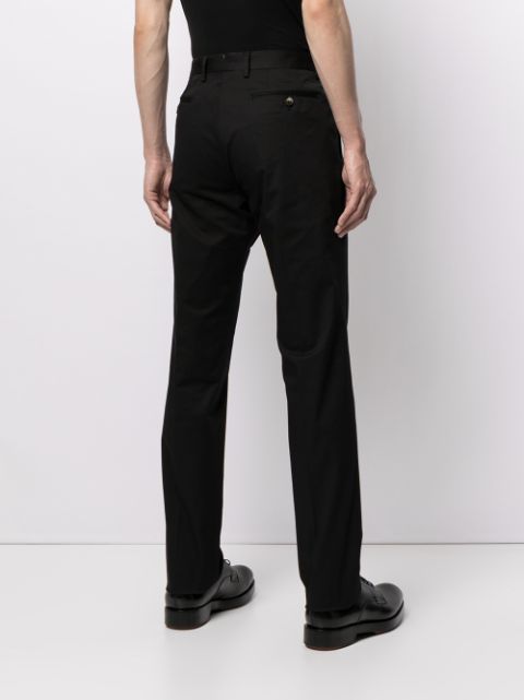 Salvatore Ferragamo straight-leg Cotton Trousers - Farfetch