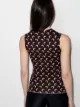 Marine Serre Crescent Moon sleeveless top