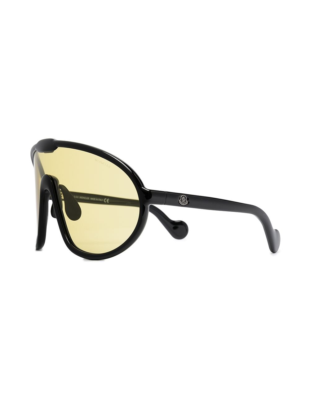 Moncler Eyewear Visor zonnebril - Zwart