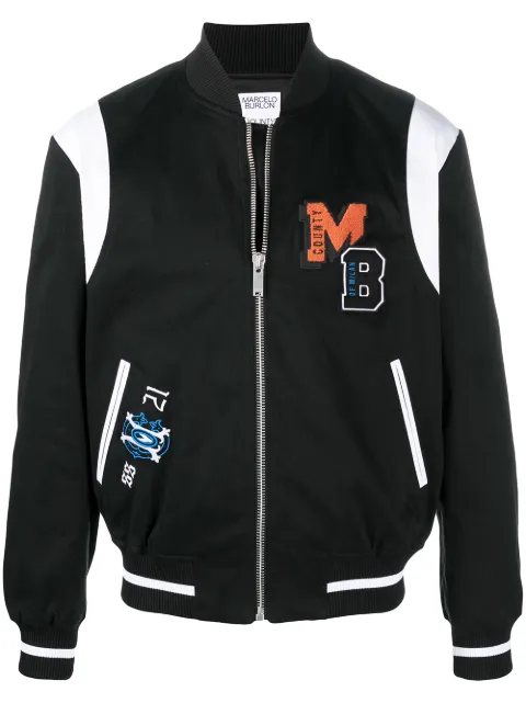 marcelo burlon bomber jacket