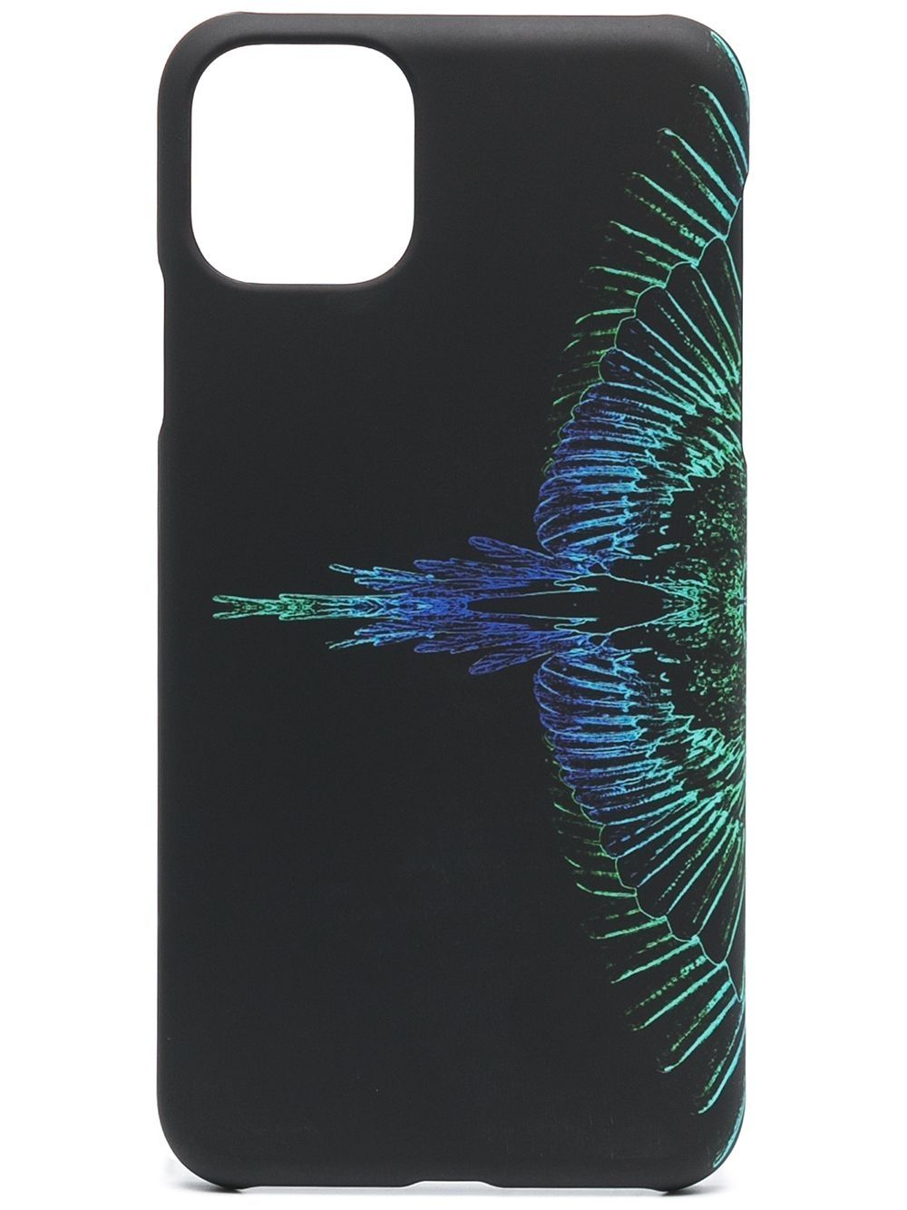 фото Marcelo burlon county of milan wings 11pro max case black blue neon