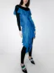 Image 2 of Marine Serre Aquanaut silk draped dress